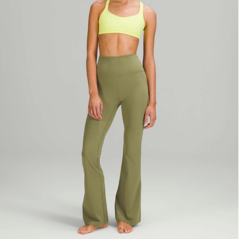 Lululemon Super High Rise Groove Pant *Bronze Green